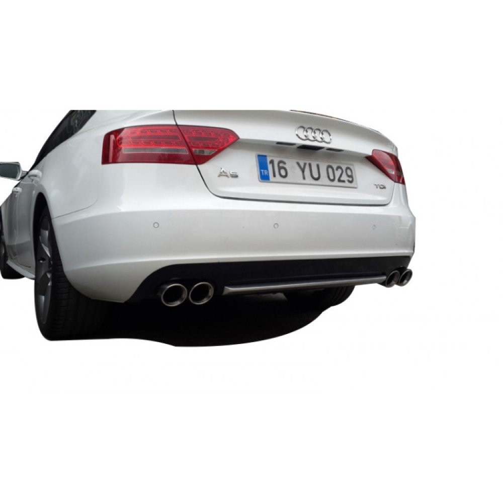 Audi A5 8P3 2012 - 2016 Sportback Arka Tampon Eki - Difüzör (Plastik)